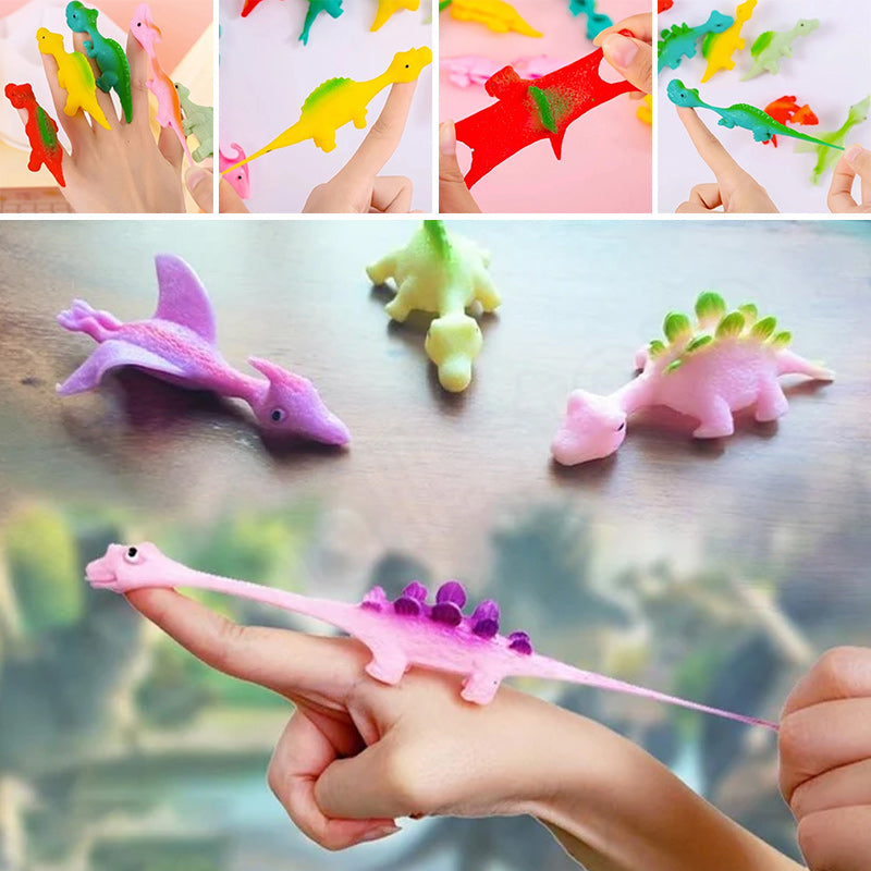 Slingshot Dinosaur Toys (10PCS, Random Color)