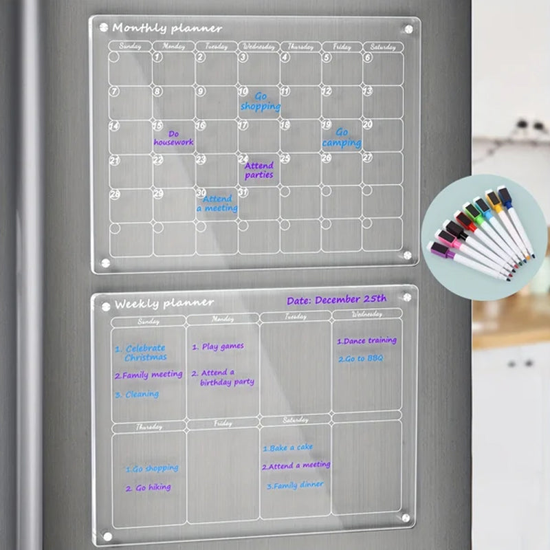 Saker Magnetic Schedule Planner For Fridge