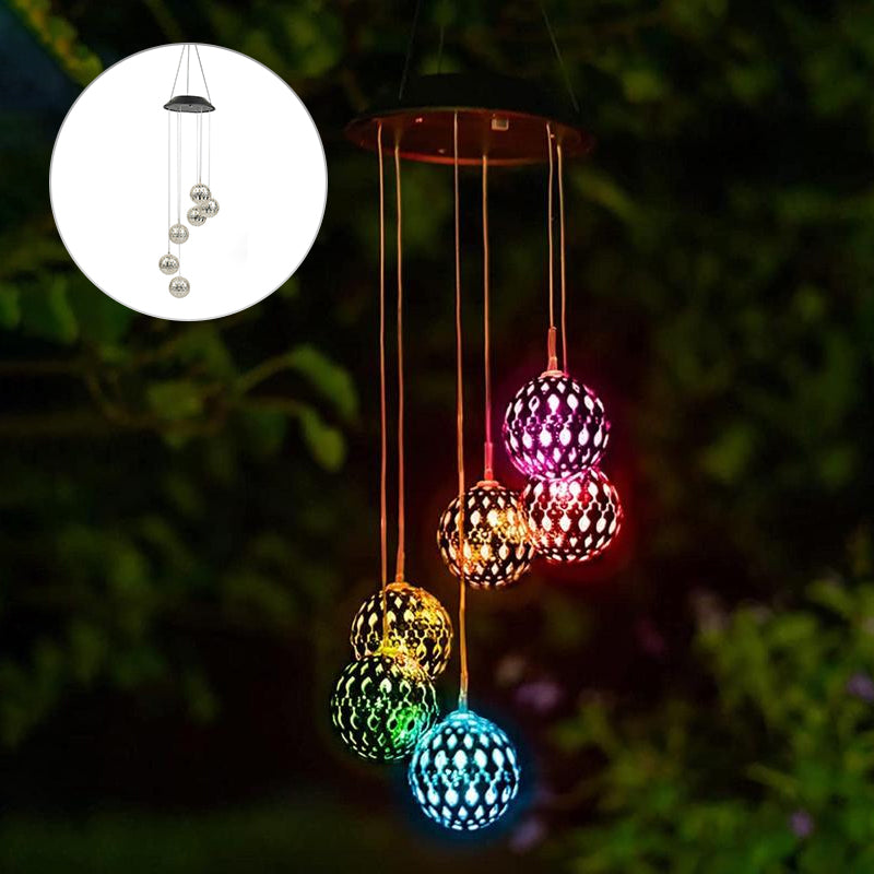 Solar Wind Chime Outdoor Light